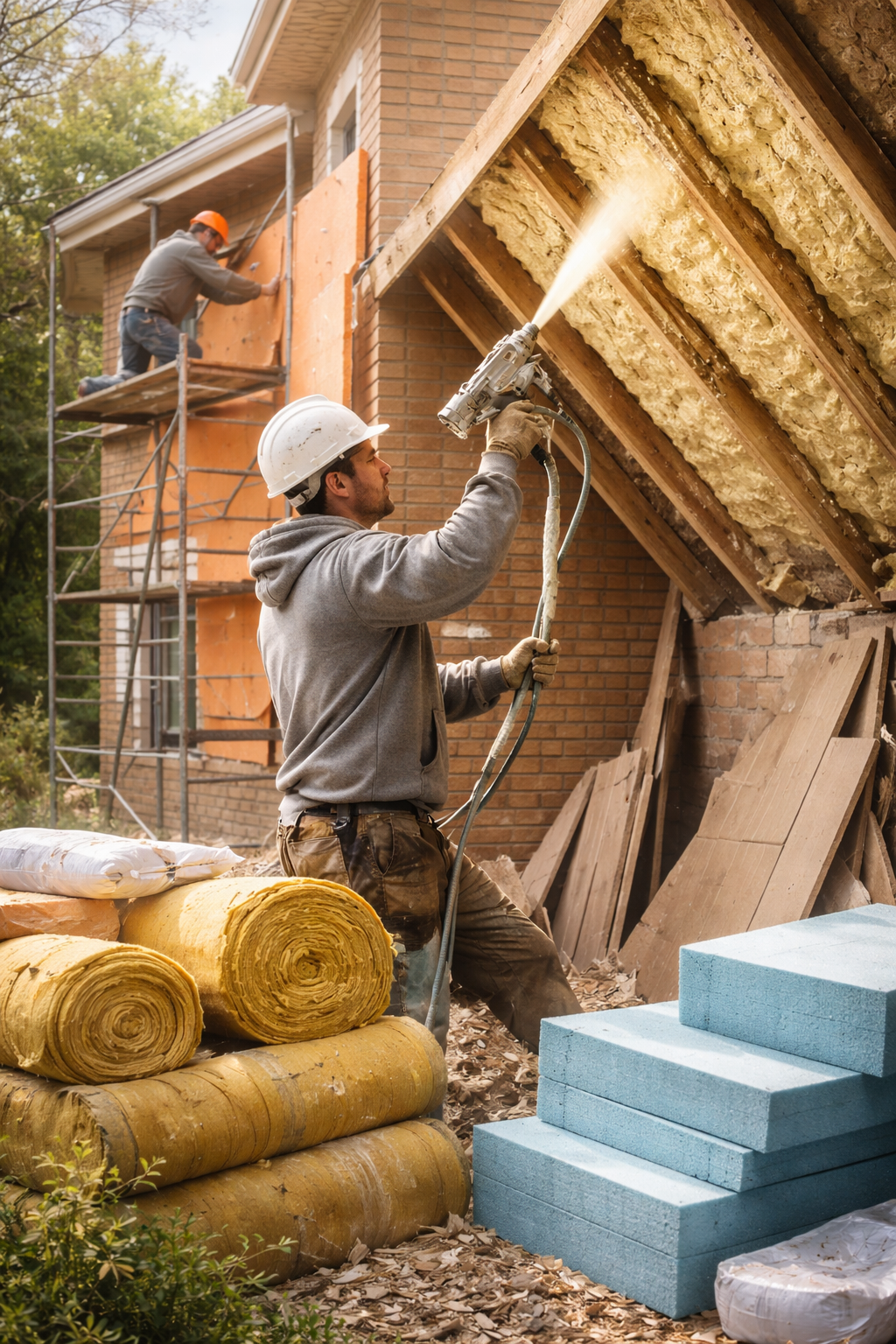 Утепление домов в Шелехове под ключ от 4500 руб/м2 | Профессионально — ТепломастерШлх
