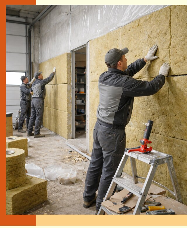 Утепление автосервиса и мастерских в Шелехове качественно и надёжно