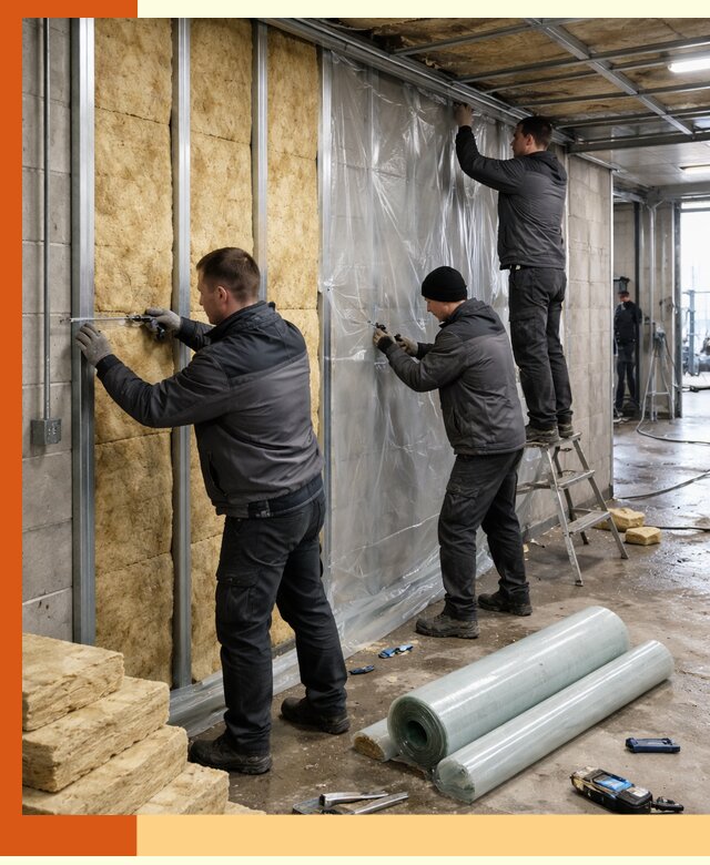 Профессиональное утепление автомойки в Шелехове для любого типа помещений