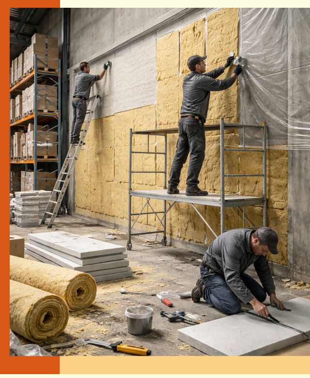 Утепление холодного склада под ключ в Шелехове