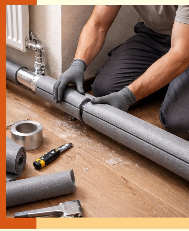 Утепление труб отопления в Шелехове: теплоизоляция и защита сети